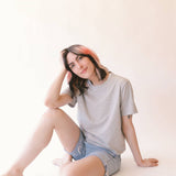 The Perfect Crop in Heather Gray