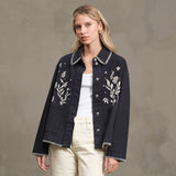 Folklore Jacket in Navy