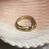 Double Knot Brass Ring