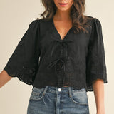 Vilda Top in Black