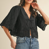 Vilda Top in Black