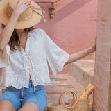 Vilda Top in Ivory