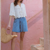 Vilda Top in Ivory