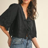 Vilda Top in Black