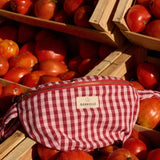 Cotton Fanny Pack in Vichy Cherry