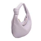 Brigitte Large Recycled Vegan Shoulder Bag in Lilac