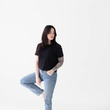 The Perfect Crop in True Black