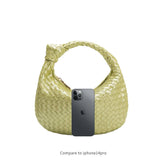Drew Small Recycled Vegan Top Handle Bag in Seafoam
