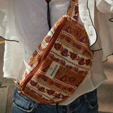 Cotton Fanny Pack in Flores