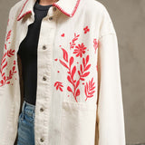 Folklore Jacket in Cream