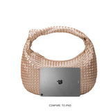 Brigitte Large Recycled Vegan Shoulder Bag in Lilac