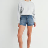Just Black Union Short in Medium Wash