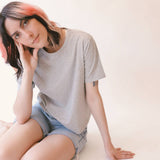 The Perfect Crop in Heather Gray