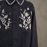 Folklore Jacket in Navy