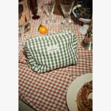 Vichy Cotton Toiletry Bag