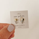 Aura Quartz Earrings