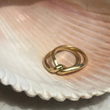 Double Knot Brass Ring