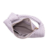 Brigitte Large Recycled Vegan Shoulder Bag in Lilac