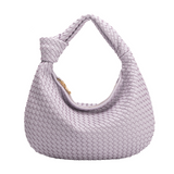 Brigitte Large Recycled Vegan Shoulder Bag in Lilac