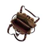 Sally Recycled Vegan Shoulder Bag in Plum
