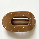 Flat Claw Clip in Dot