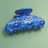 Cottage Claw Clip in Blue