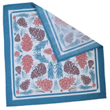 Pine Cone Bandana in Blue