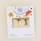 Boot Enamel Charm Hoop