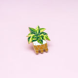 Marble Queen Pothos Enamel Pin
