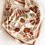Silk Bandana Scarf in Desert Floral