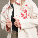 Folklore Jacket in Cream