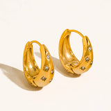 Solira Star Hoop Earrings
