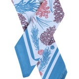 Pine Cone Bandana in Blue