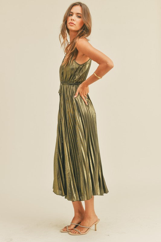 Sloane Pleated Dress
