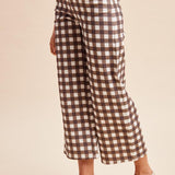Hayden Gingham Wide Legs