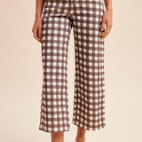 Hayden Gingham Wide Legs