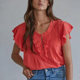 Maude Top in Cayenne