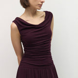 Janie Dress in Plum