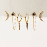 Twilight Earring Set in Black Onyx