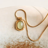 Dax Necklace in Green Adventurine