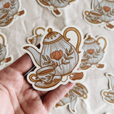 Vintage Tea Party Sticker