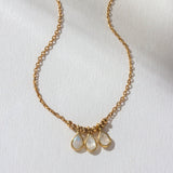 Misty Necklace in Moonstone