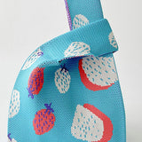 Mini Soho Knit Tote in Berry