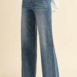 Mattie Wide Legs in Medium Wash
