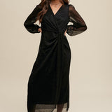 Adelaide Dress in Onyx