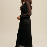 Adelaide Dress in Onyx