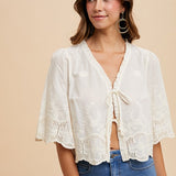 Vilda Top in Ivory