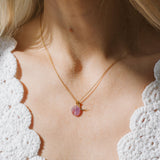 Celestial Being Necklace in Amethyst