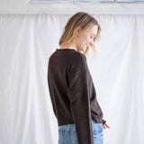 Piper Cardigan in Chocolate