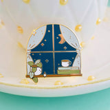 Cozy Nights Enamel Pin
